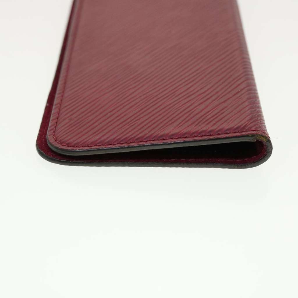 Louis Vuitton iPhone X / XS Folio Burgundy Leather Good condition - Inside View
