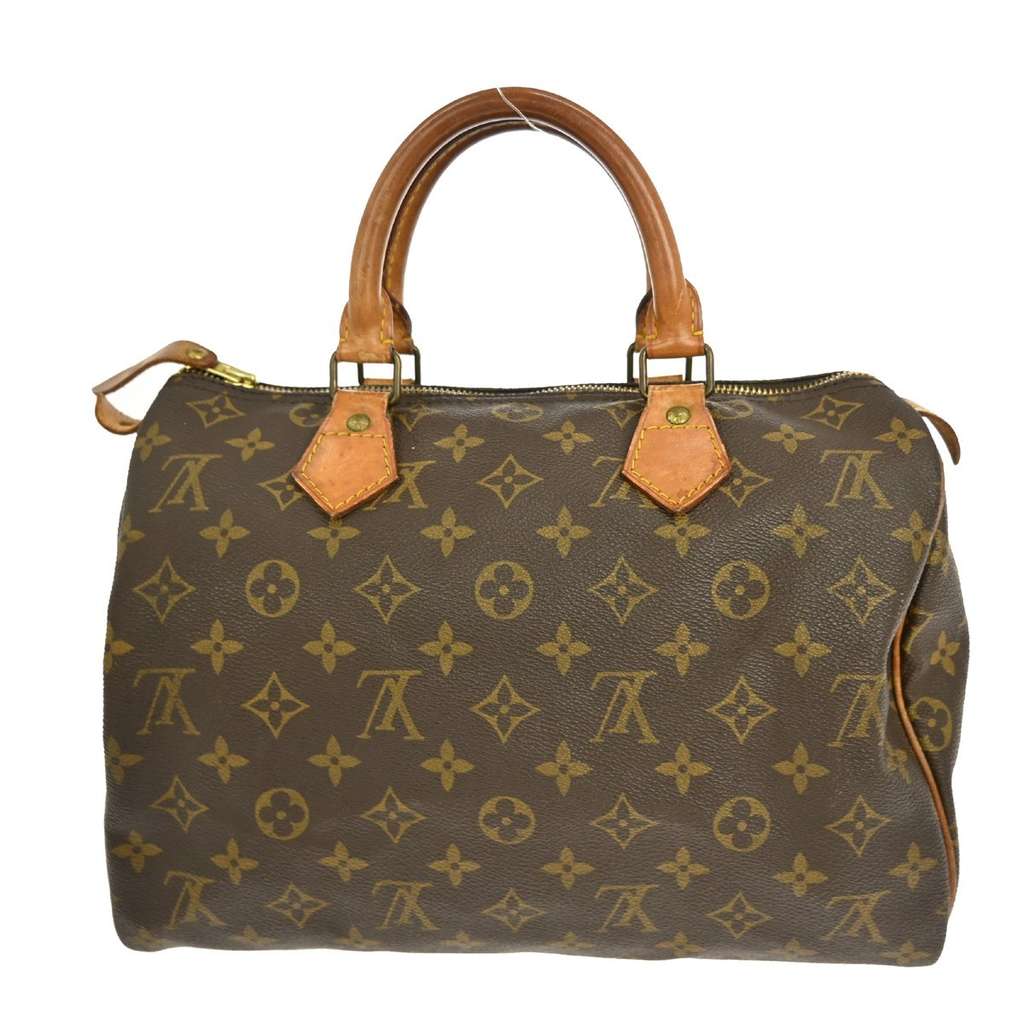 Louis Vuitton Speedy Handbag Brown Good condition - Back View