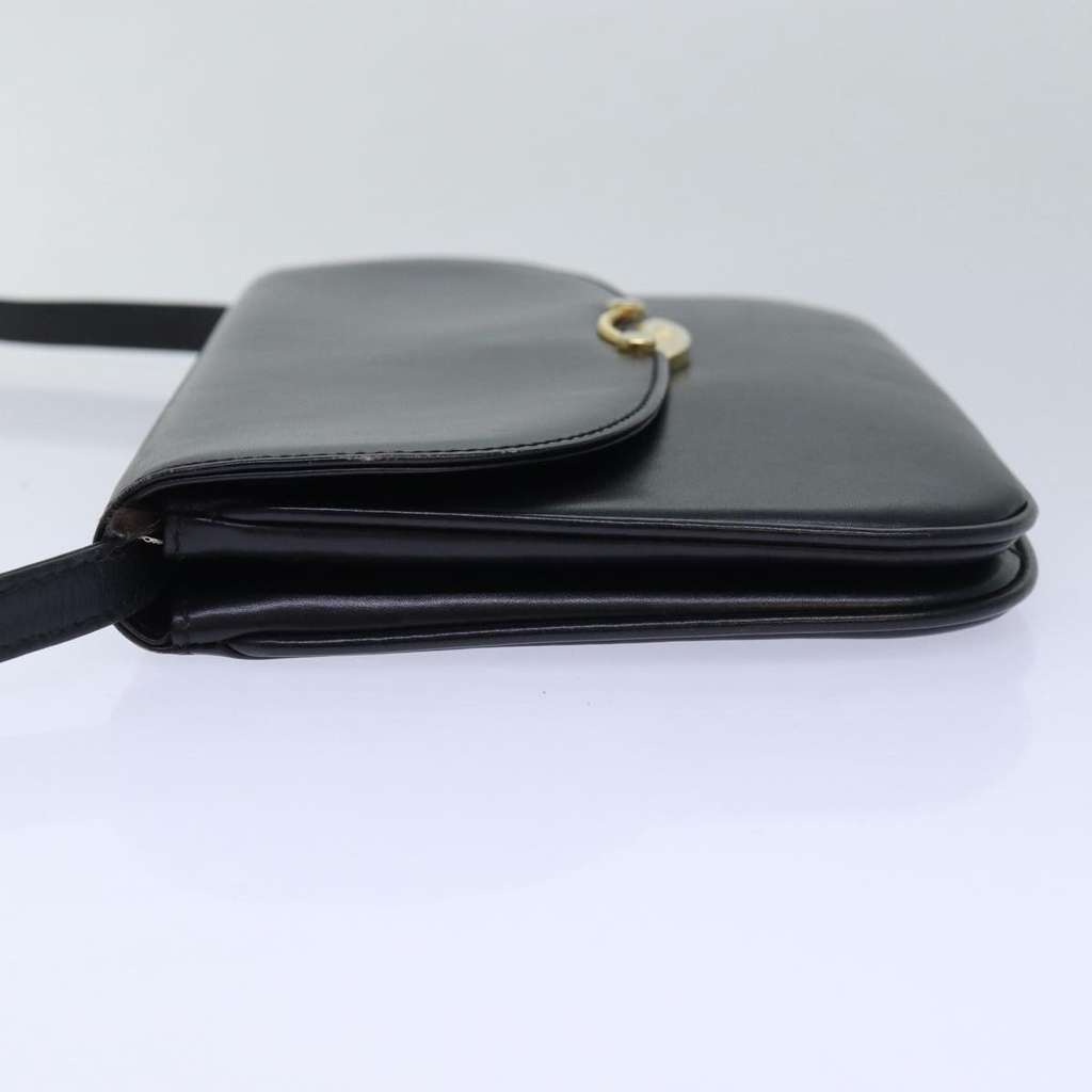 Bally Vintage Shoulder Bag Black Leather Good condition - Inside View