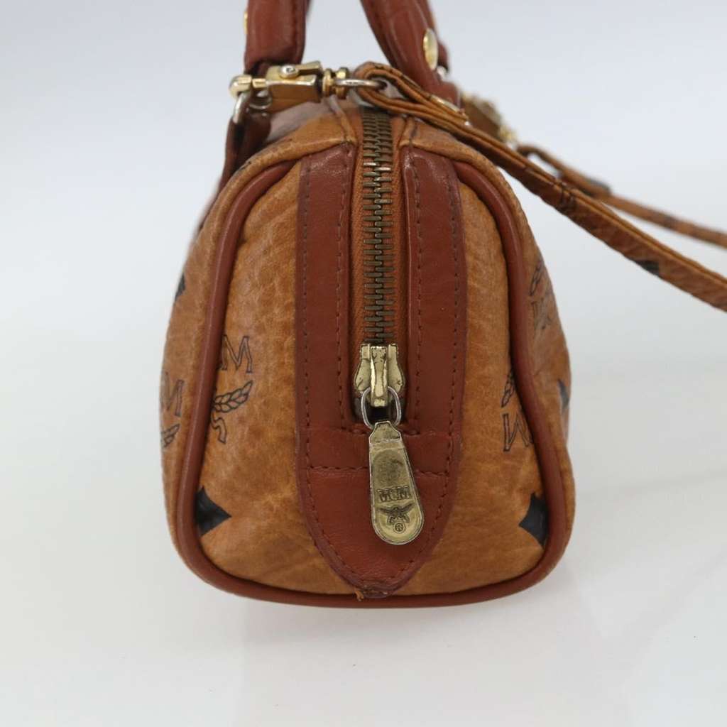 Mcm Visetos Handbag Brown Canvas Good condition - Inside View