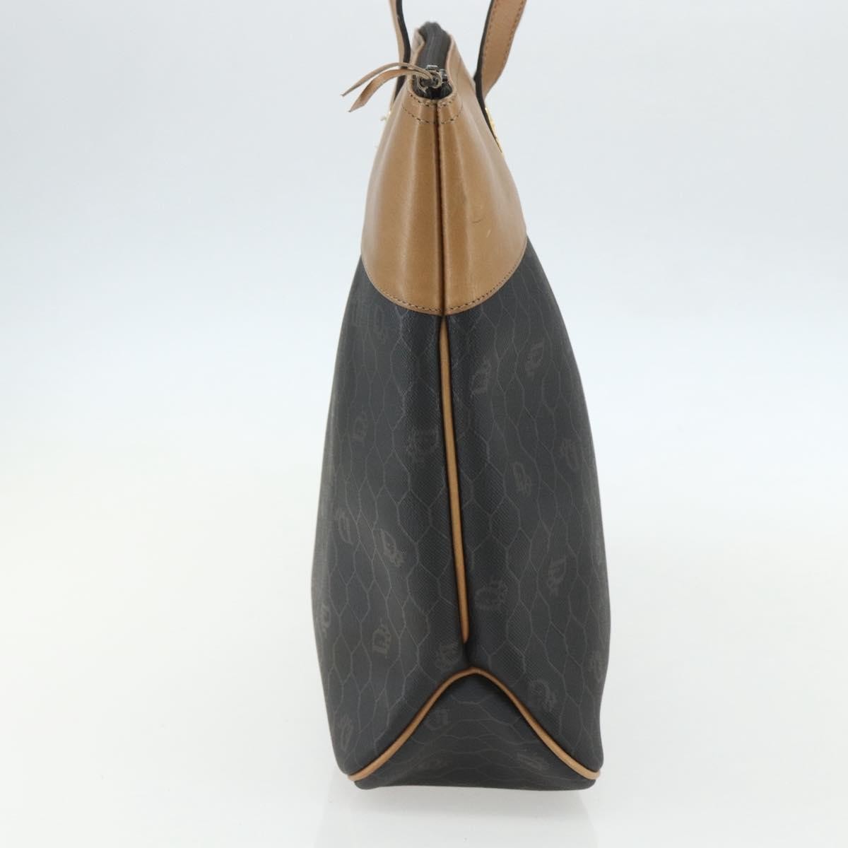 Christian Dior Vintage Honeycomb Tote Bag Black Canvas Good condition - Inside View