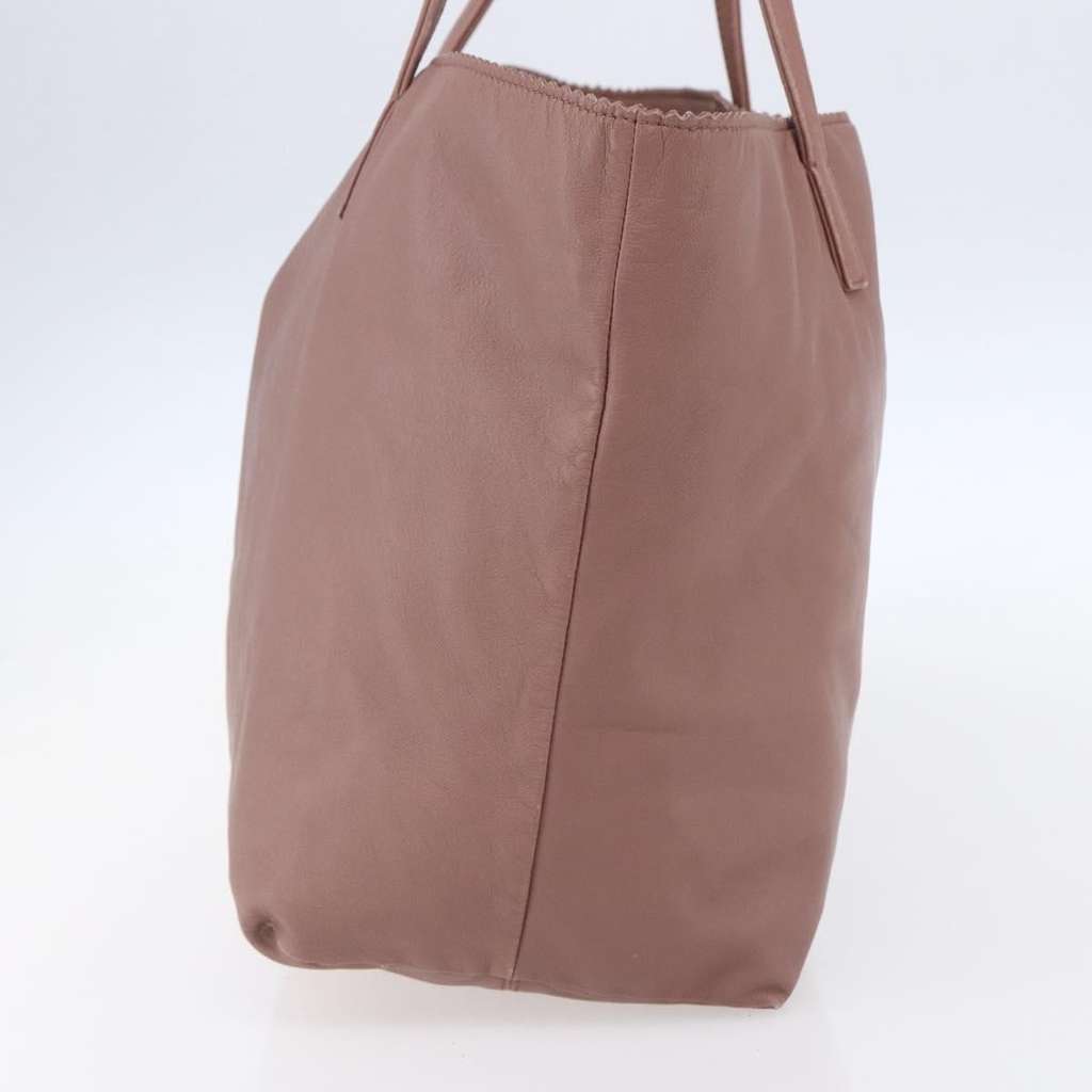 Loewe Vintage Anagram Tote Pink Leather Good condition - Model View