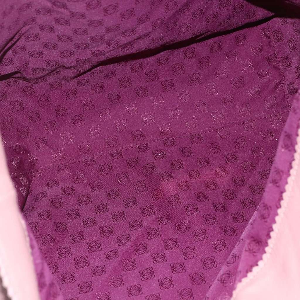 Loewe Vintage Anagram Tote Pink Leather Good condition - Box View