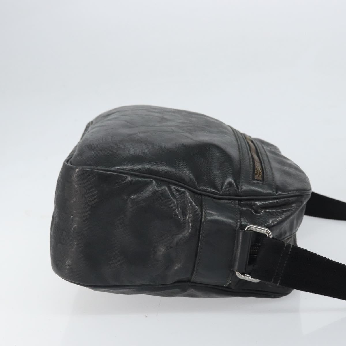 Gucci Zip Messenger Bag Black Fair condition - Inside View