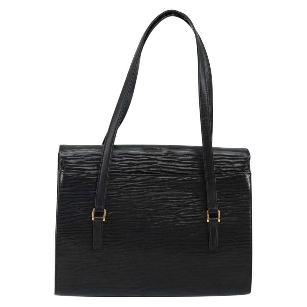 Valentino Garavani Flap Shoulder Bag Black Leather Good condition - Back View