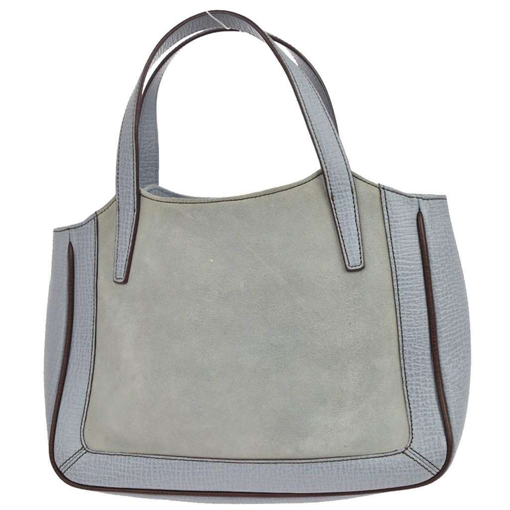 Loewe Vintage Handbag Blue Suede Good condition - Back View