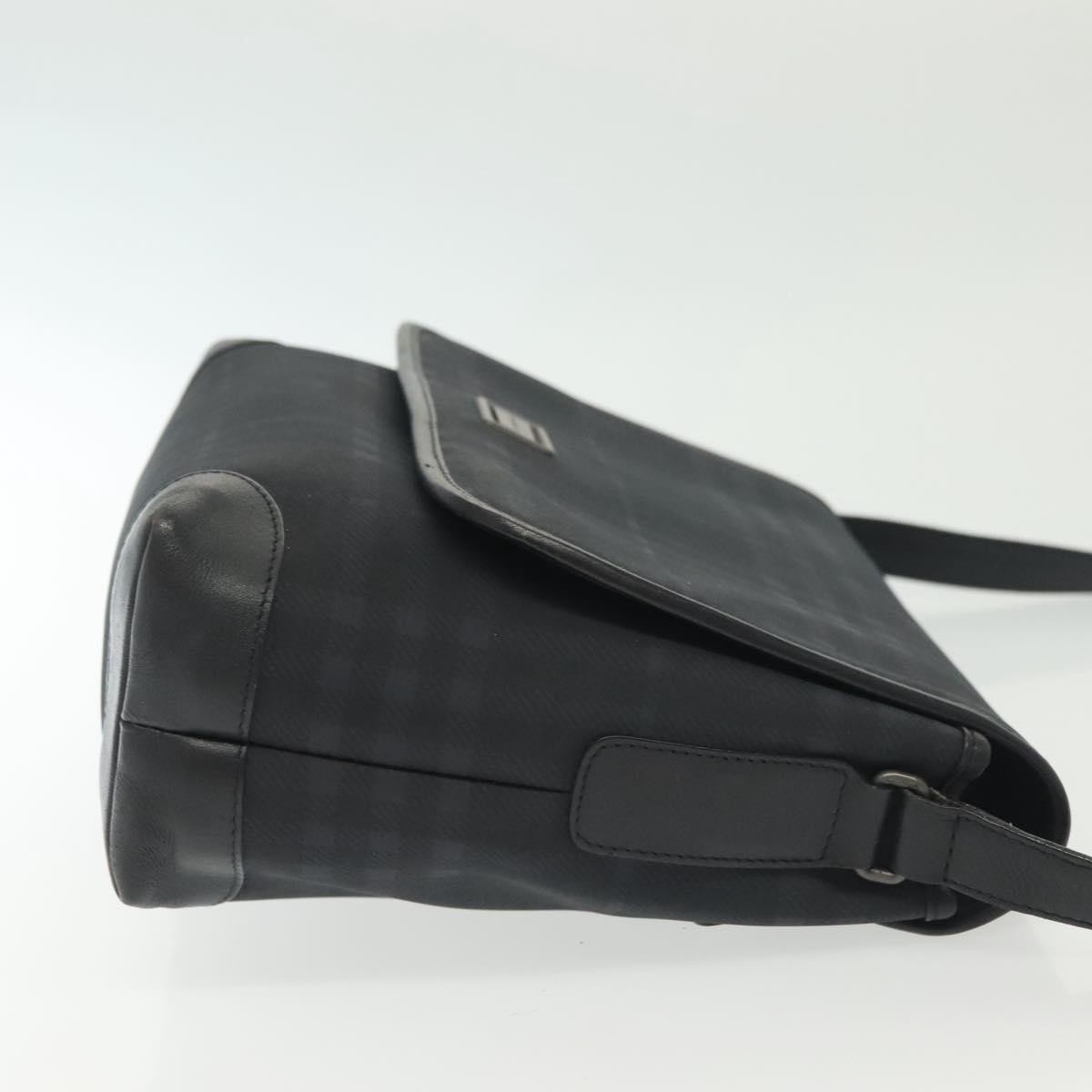 Burberry Nova check Shoulder bag Navy Canvas Good condition - Inside View