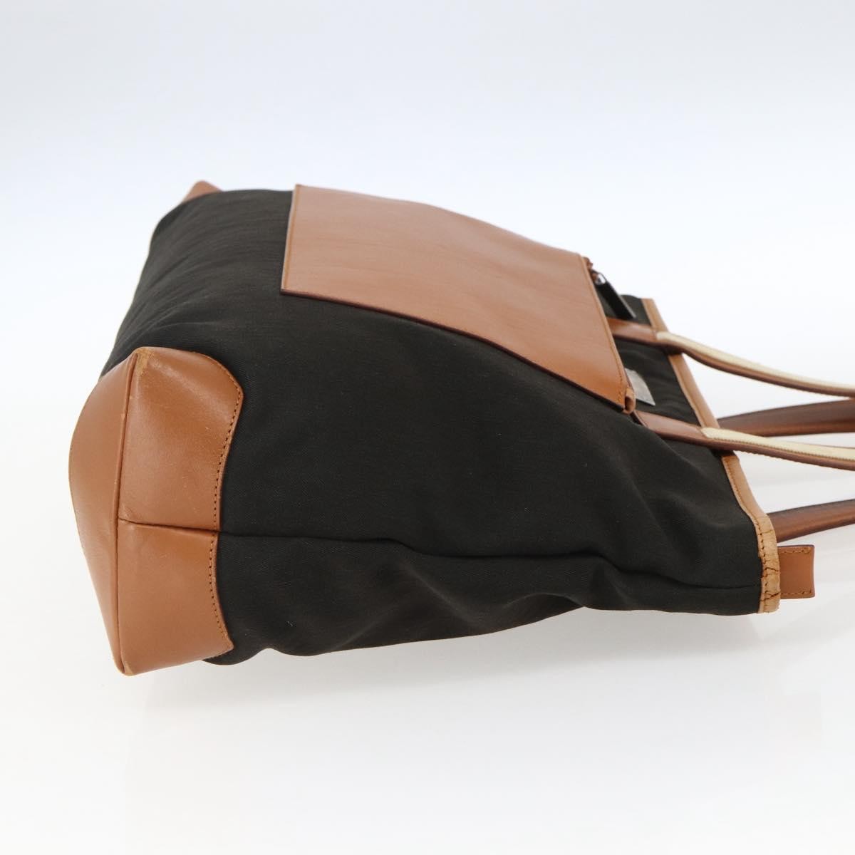 Gucci Vintage tote Brown Canvas Fair condition - Model View