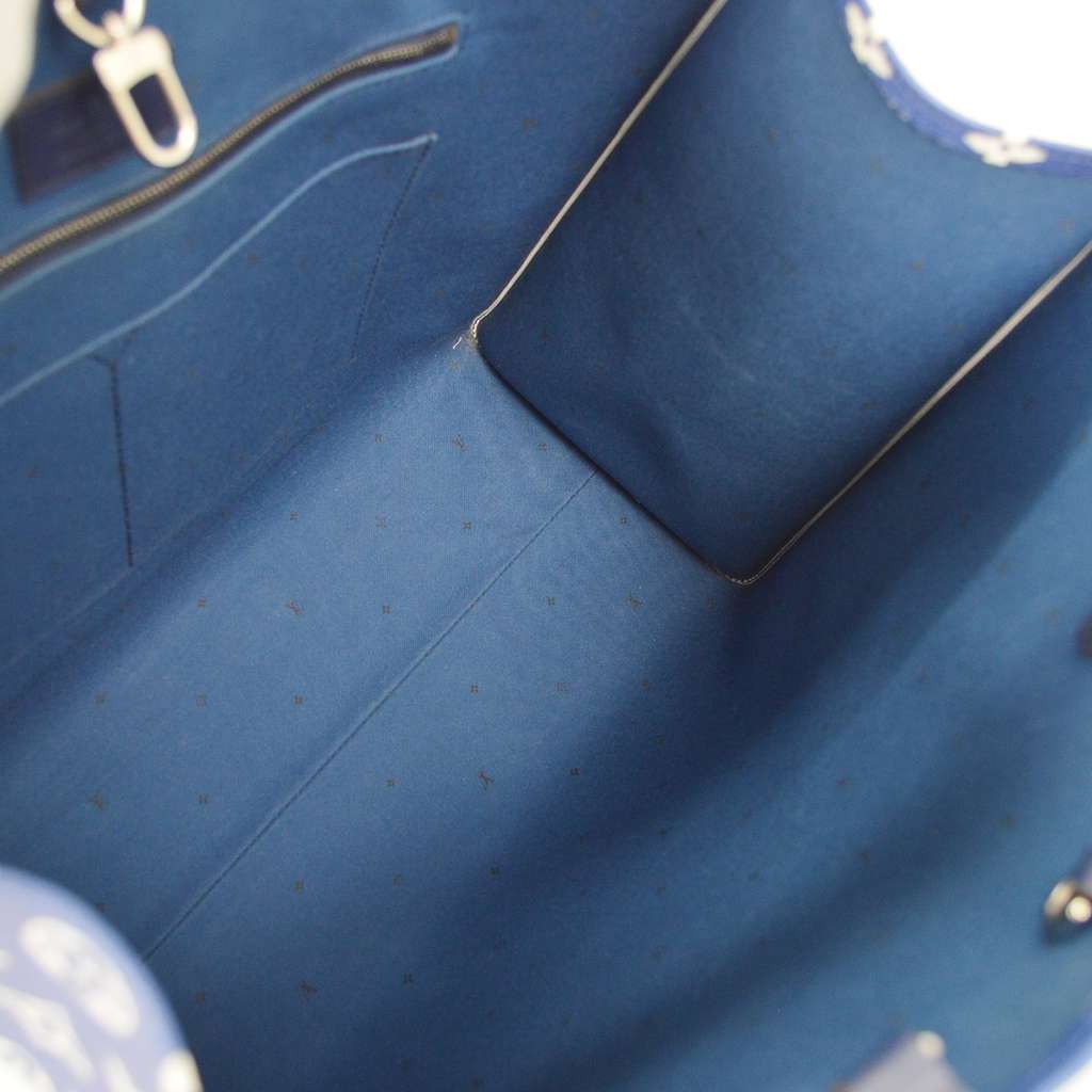 Louis Vuitton OnTheGo Tote Blue Canvas Good condition - Inside View