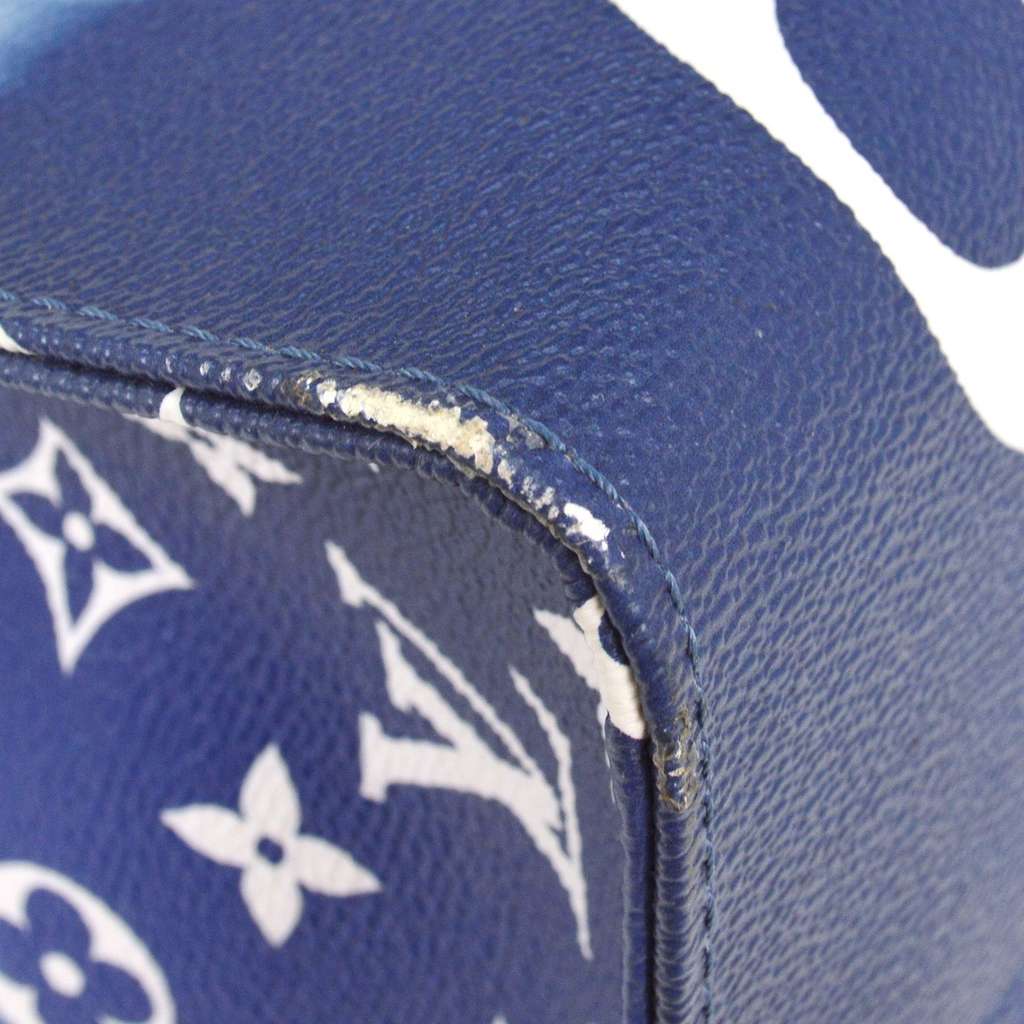 Louis Vuitton OnTheGo Tote Blue Canvas Good condition - Box View