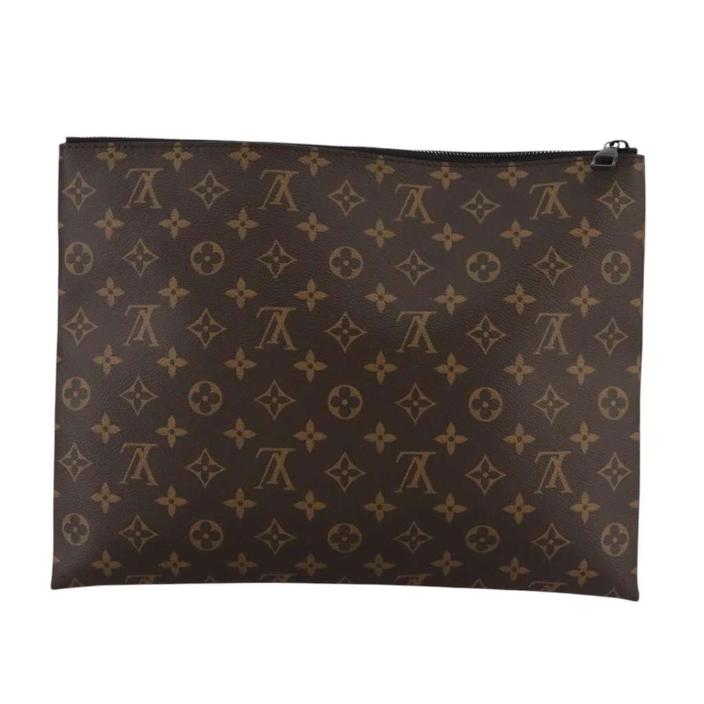 Louis Vuitton Solar Ray A4 Pouch Brown Canvas Very good condition - Back View