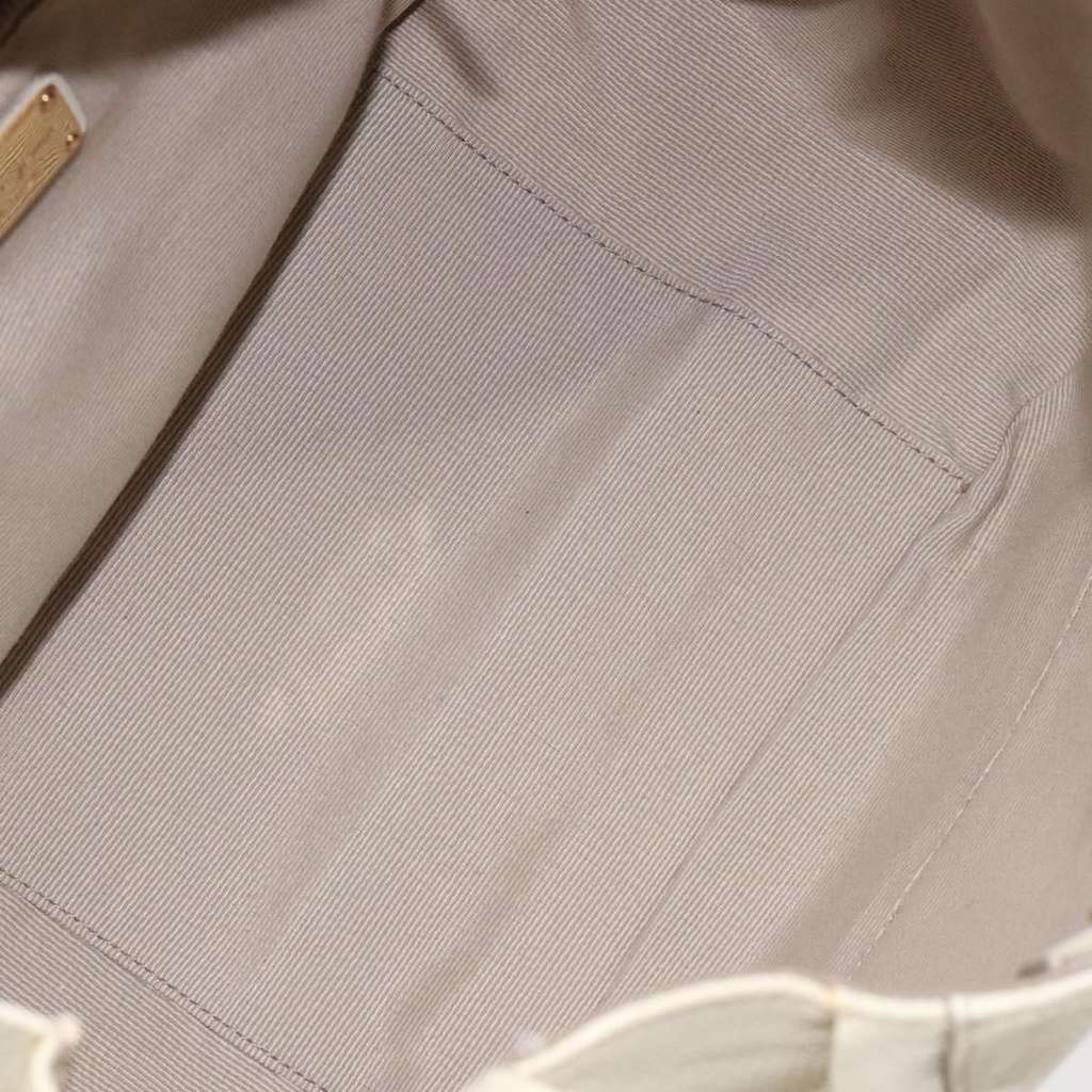 Salvatore Ferragamo Gancini Hobo White Leather Good condition - Box View