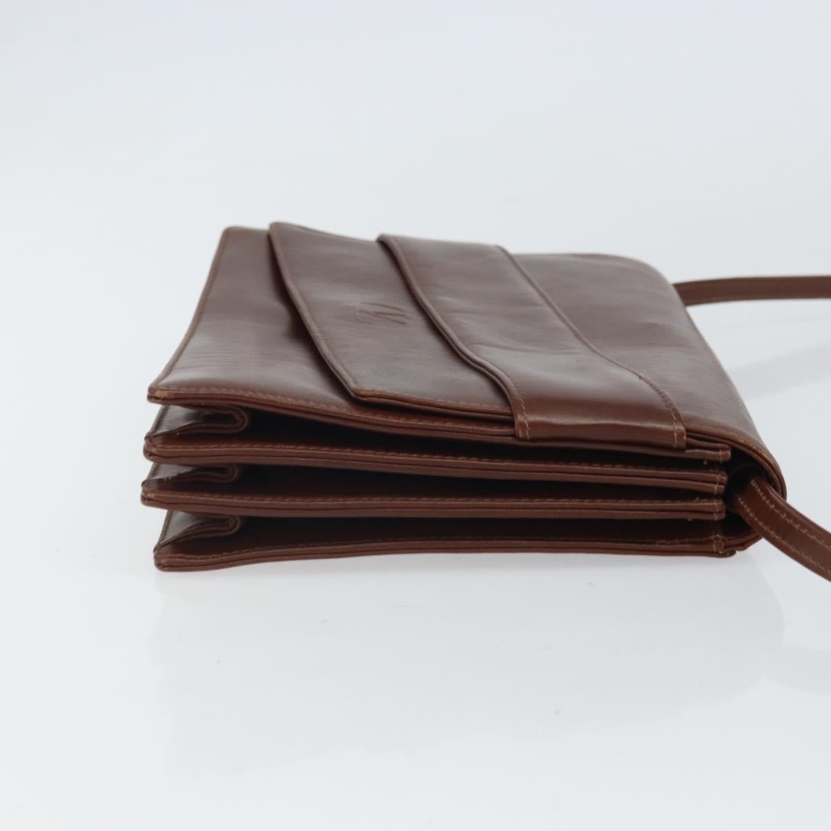 Valentino Garavani Vintage shoulder bag Brown Leather Good condition - Inside View