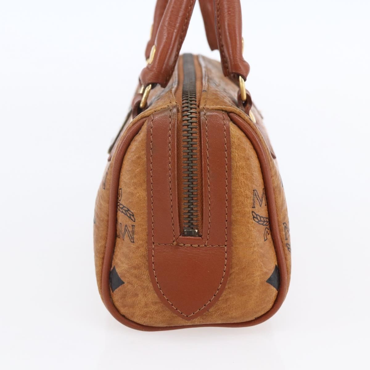 Mcm Visetos Handbag Brown Canvas Good condition - Model View