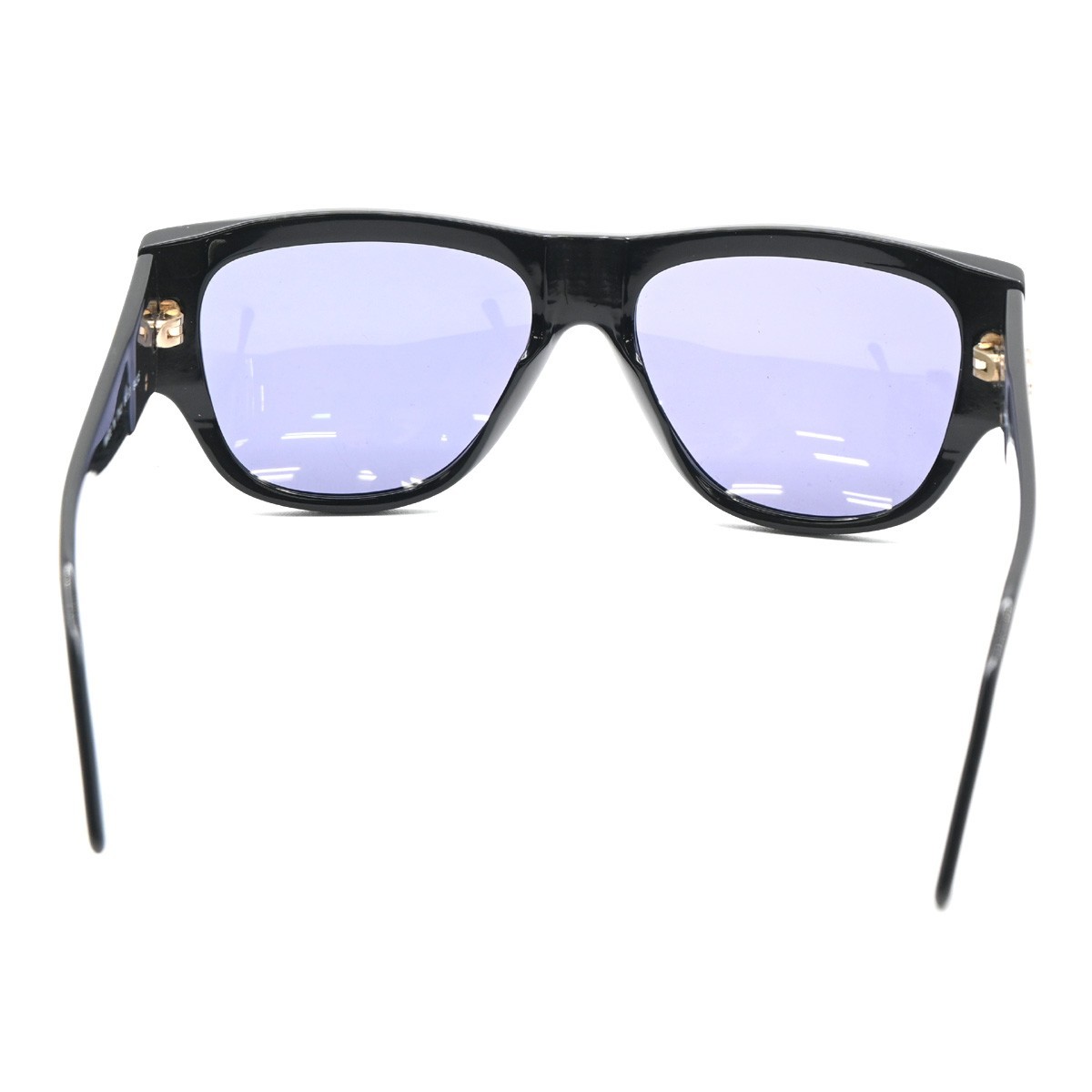 Chanel Logo CC Sunglasses Black Plastic Good condition - Back View