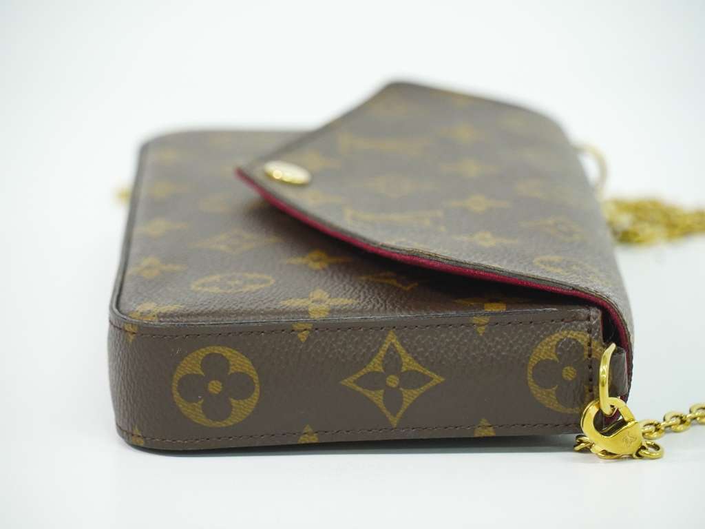Louis Vuitton Felicie Pochette Brown Canvas Good condition - Inside View