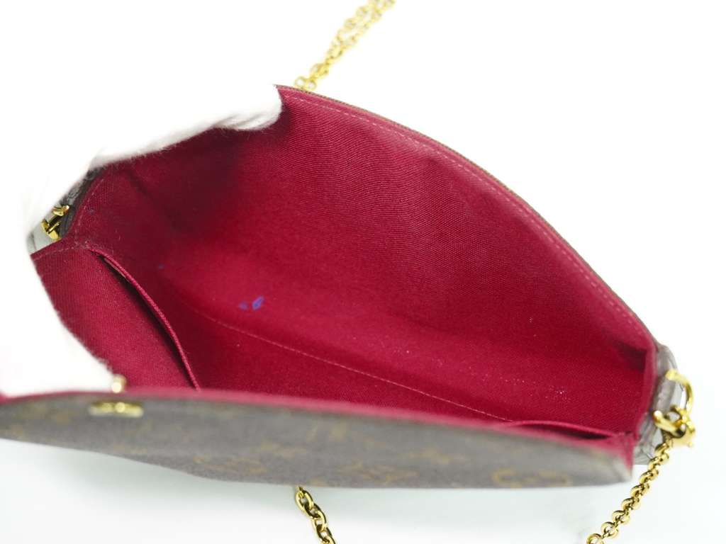 Louis Vuitton Felicie Pochette Brown Canvas Good condition - Model View