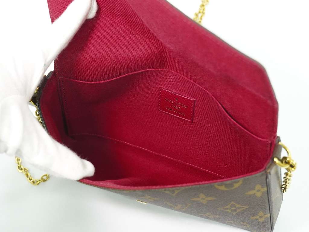 Louis Vuitton Felicie Pochette Brown Canvas Good condition - Box View