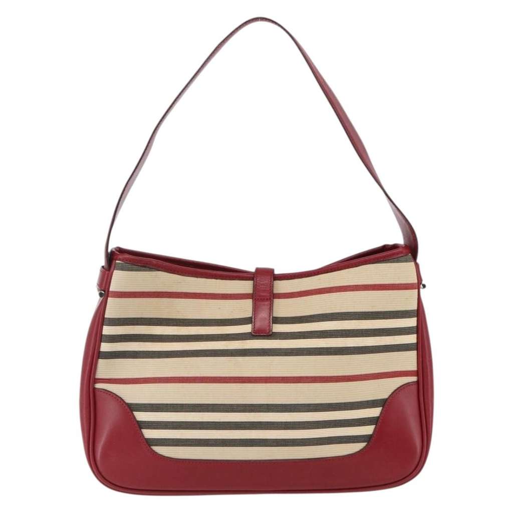 Burberry Blue Label shoulder bag Beige Canvas Good condition - Back View