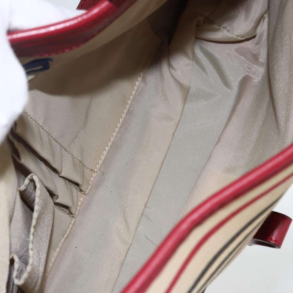 Burberry Blue Label shoulder bag Beige Canvas Good condition - Box View