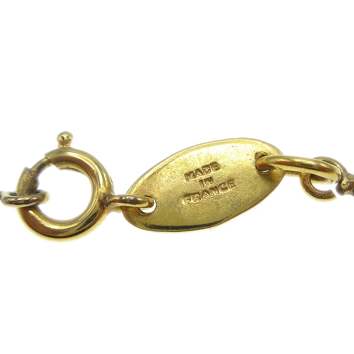 Chanel CC Pendant Necklace Gold Good condition - Box View