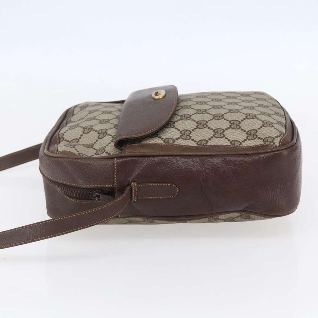 Gucci Front Pocket Messenger Bag Beige Canvas Good condition - Inside View