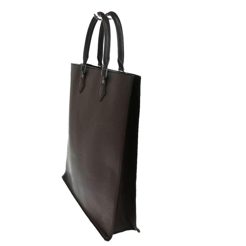 Louis Vuitton Sac Plat Bag Brown Leather Good condition - Inside View