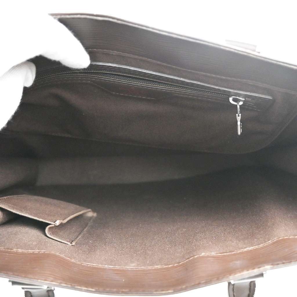 Louis Vuitton Sac Plat Bag Brown Leather Good condition - Box View