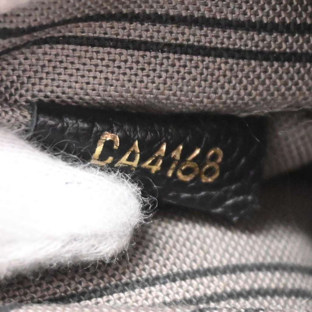 Louis Vuitton Sorbonne Backpack Black Leather Good condition - Box View