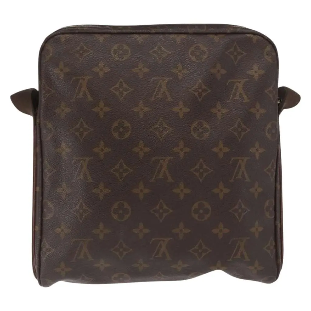 Louis Vuitton Trotteur Beaubourg Handbag Brown Canvas Good - Back View