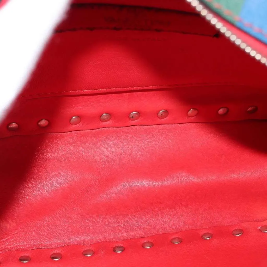 Valentino Rockstud 1973 Camera Crossbody Bag Gold Leather Good - Box View