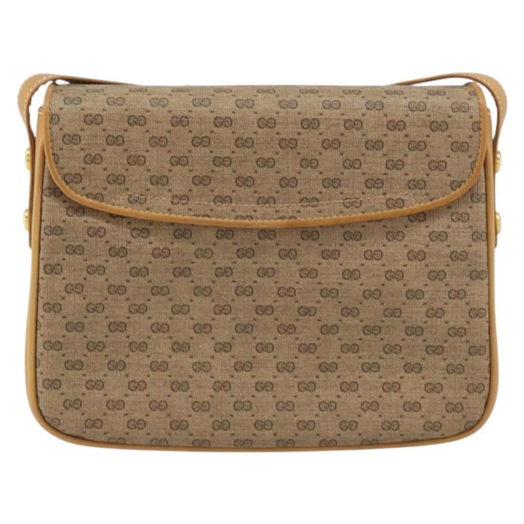 Gucci Micro GG supreme shoulder bag Beige Good condition - Back View
