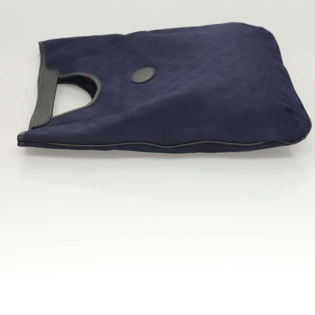 Celine C Sulky Handbag Navy Canvas Good condition - Model View