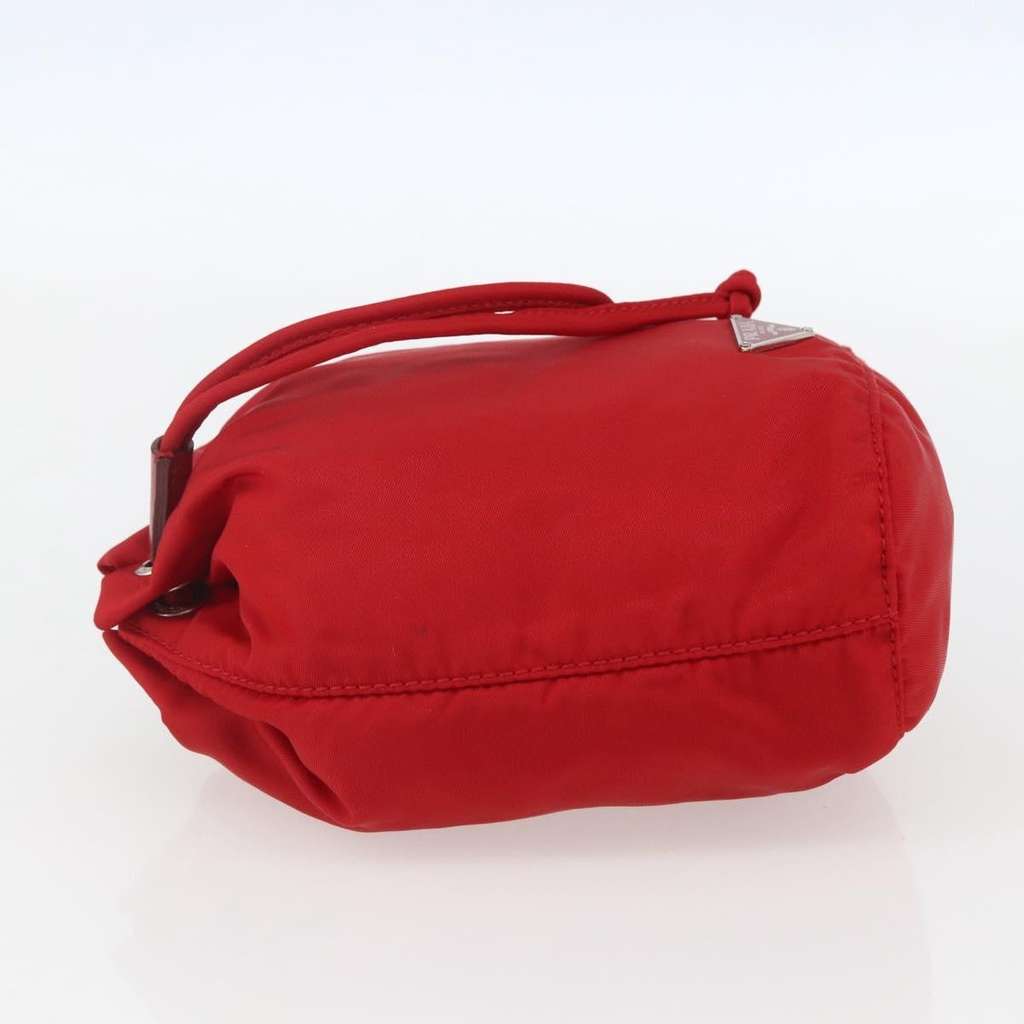 Prada Drawstring Wristlet Bucket Bag Red Good condition - Inside View