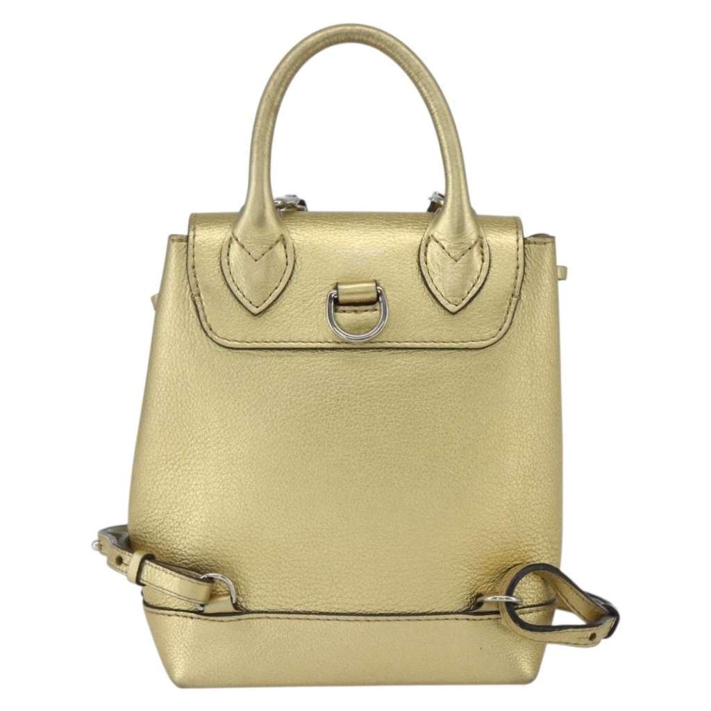 Louis Vuitton Lockme Backpack Gold Leather Good condition - Back View
