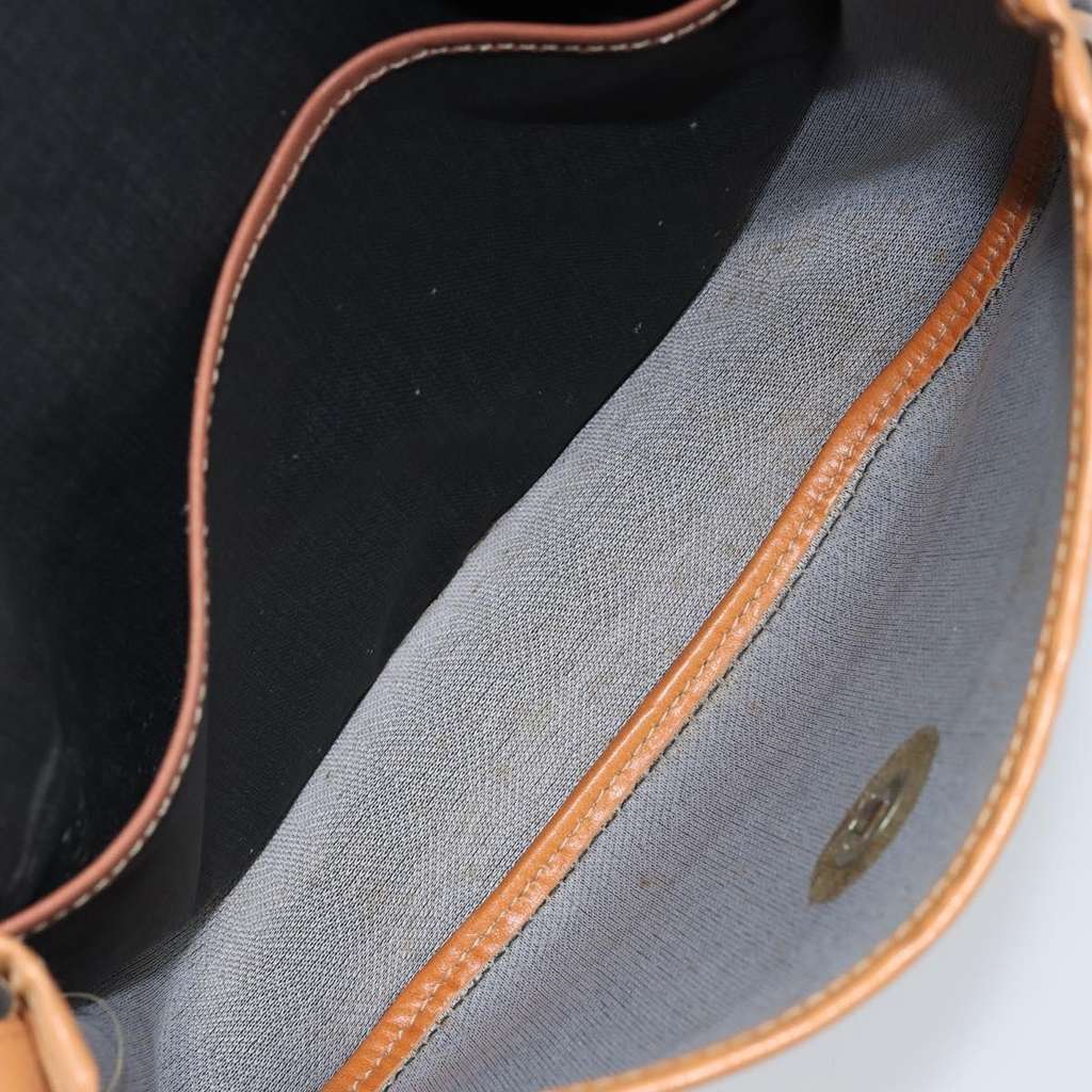 Christian Dior Vintage Shoulder Bag Black Canvas Good condition - Box View