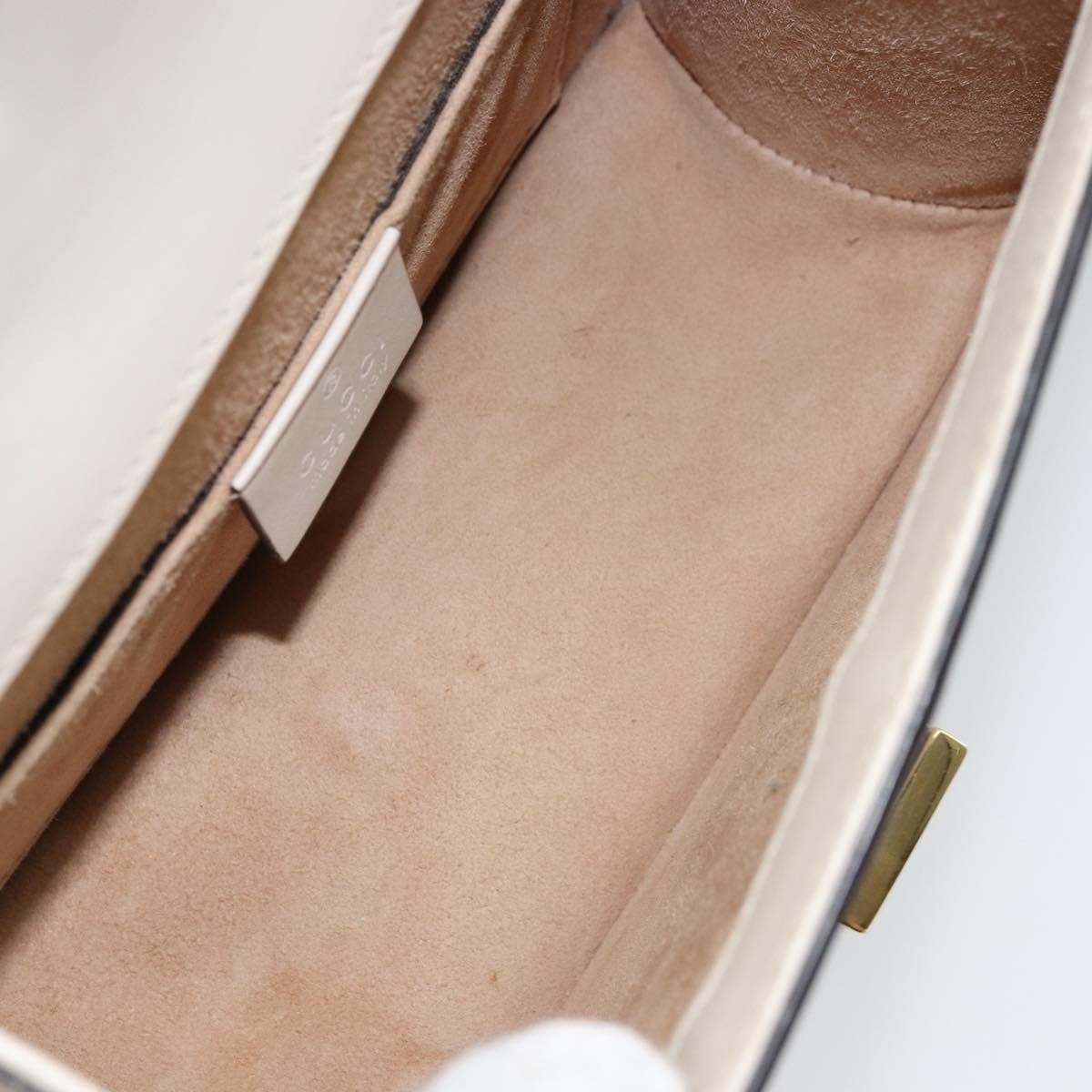 Gucci Sylvie Top Handle Bag White Leather Good condition - Box View