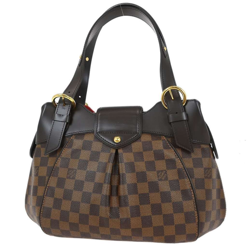 Louis Vuitton Sistina Handbag Brown Canvas Good condition - Back View
