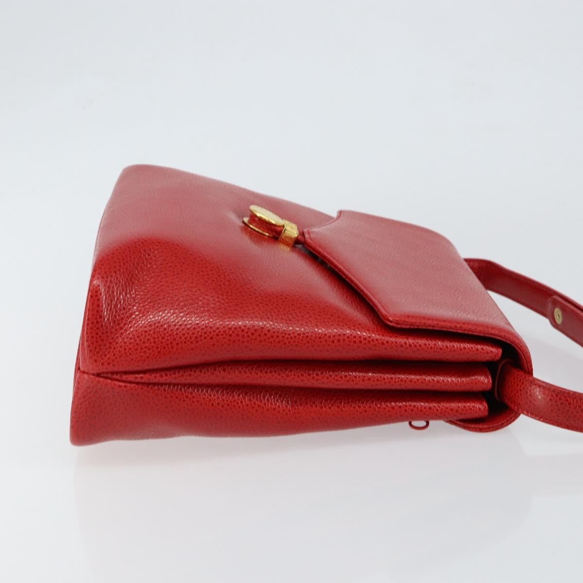 Givenchy Shoulder Bag Red Leather Good condition - Inside View