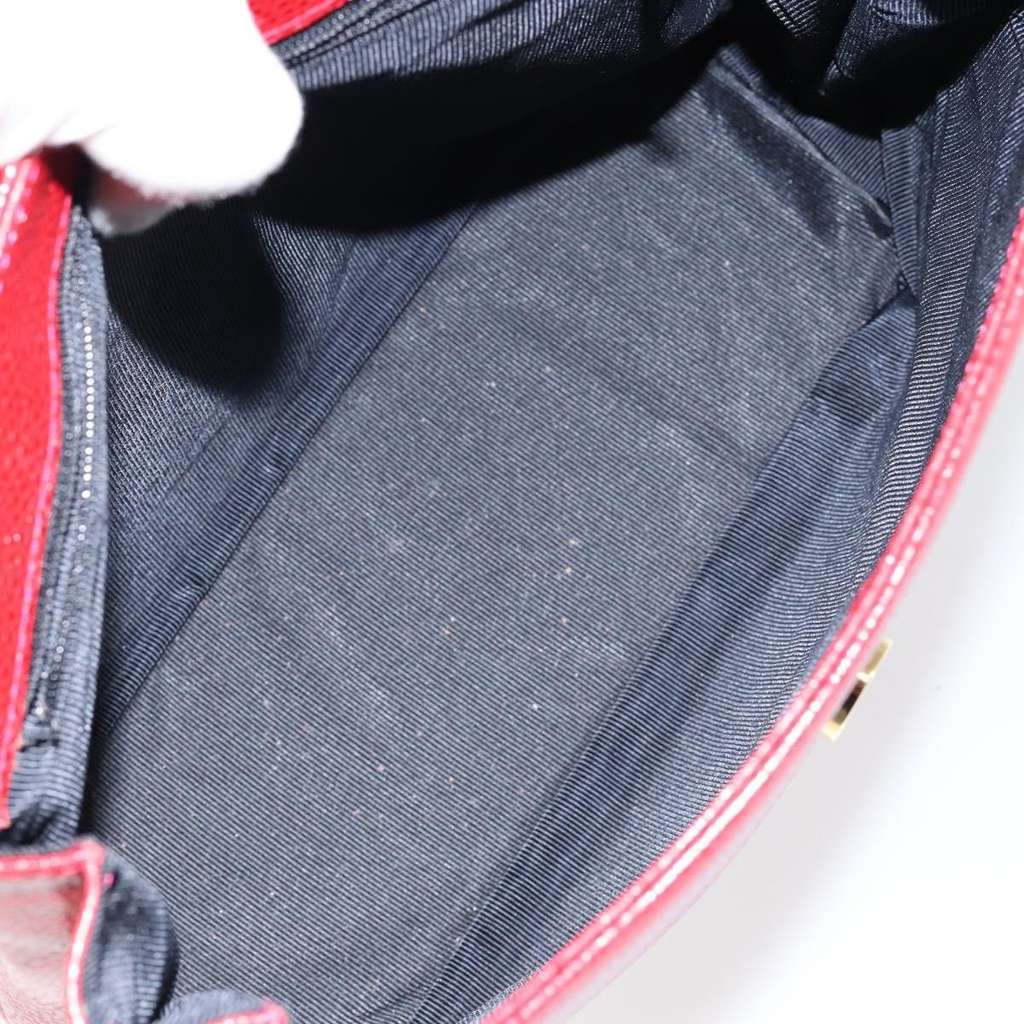 Givenchy Shoulder Bag Red Leather Good condition - Box View