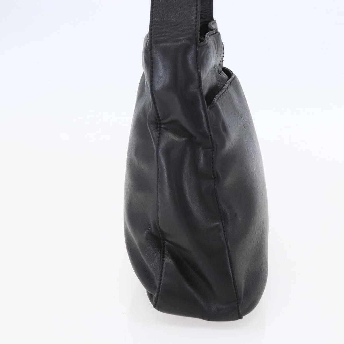 Loewe Anagram Shoulder Bag Black Leather Good condition - Inside View