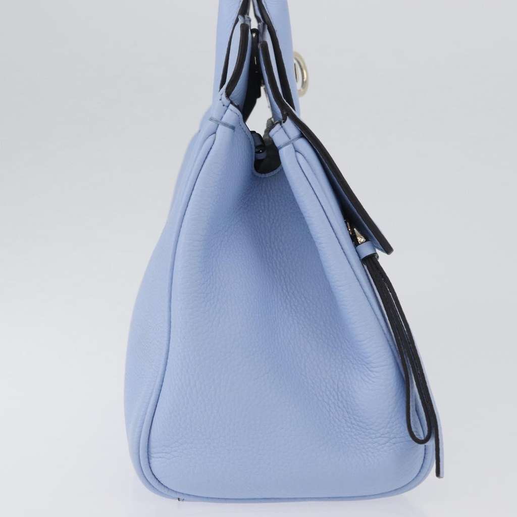 Salvatore Ferragamo Studio Satchel Blue Leather Good condition - Model View