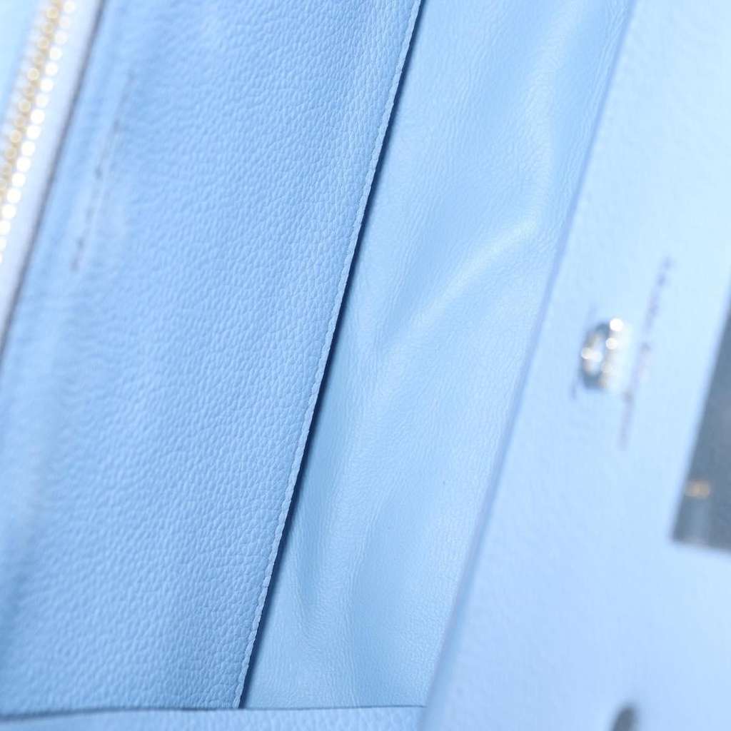 Salvatore Ferragamo Studio Satchel Blue Leather Good condition - Box View