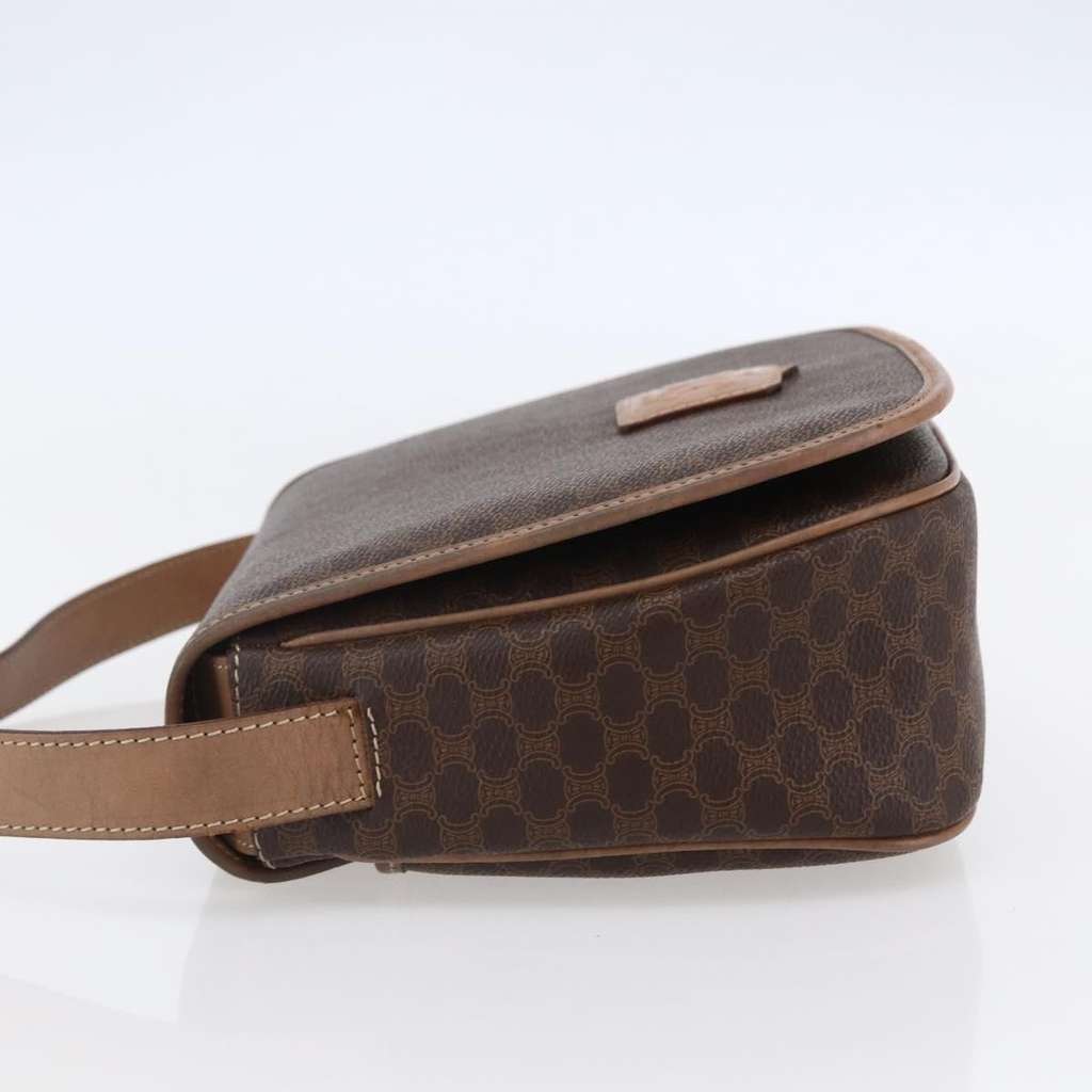 Celine Macadam Shoulder Bag Brown Canvas Good condition - Inside View