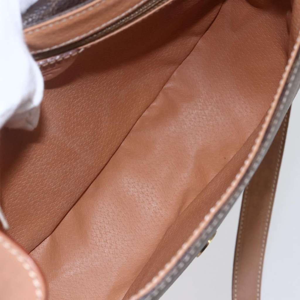 Celine Macadam Shoulder Bag Brown Canvas Good condition - Box View