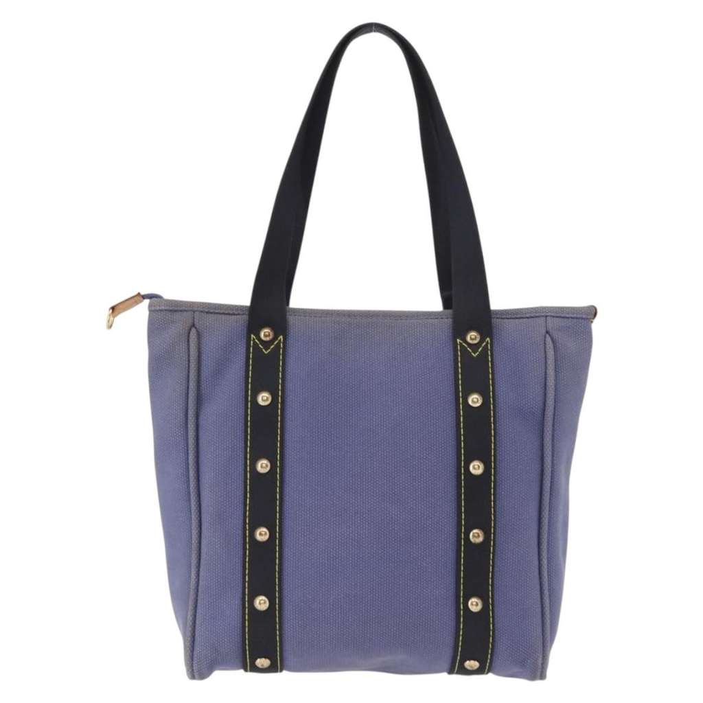 Louis Vuitton Antigua Tote Blue Canvas Fair condition - Back View