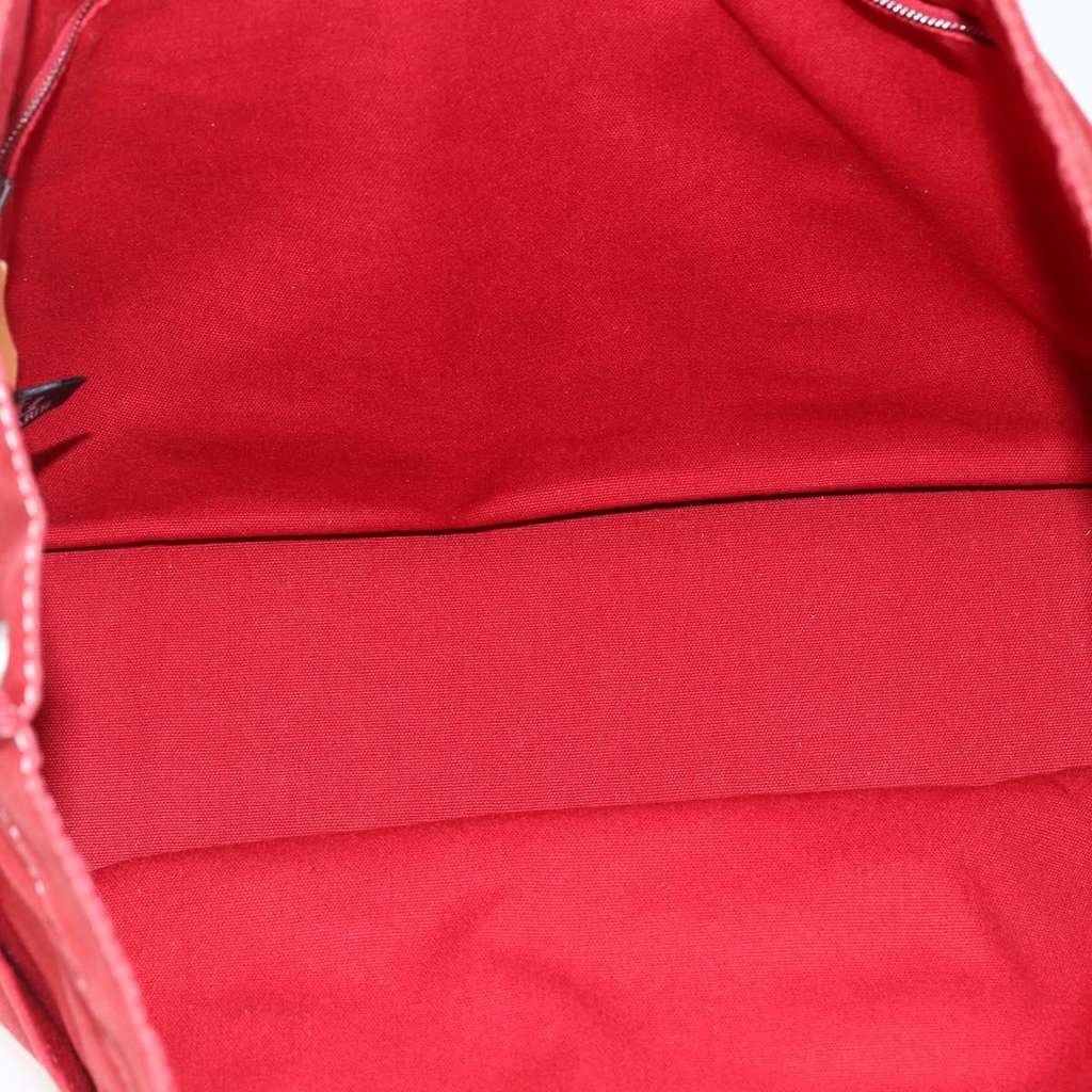 Hermès Fourre Tout Tote Red Canvas Good condition - Box View
