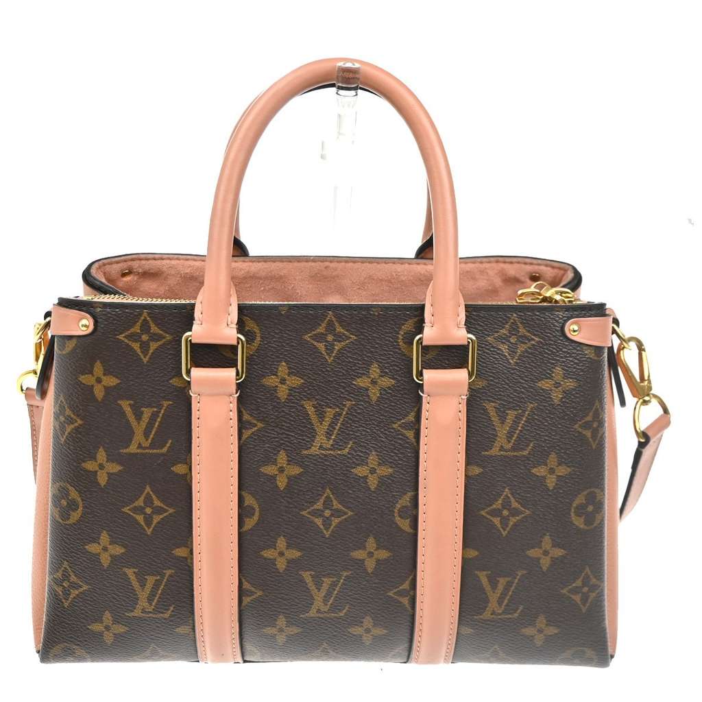 Louis Vuitton Soufflot Tote Pink Canvas Good condition - Back View