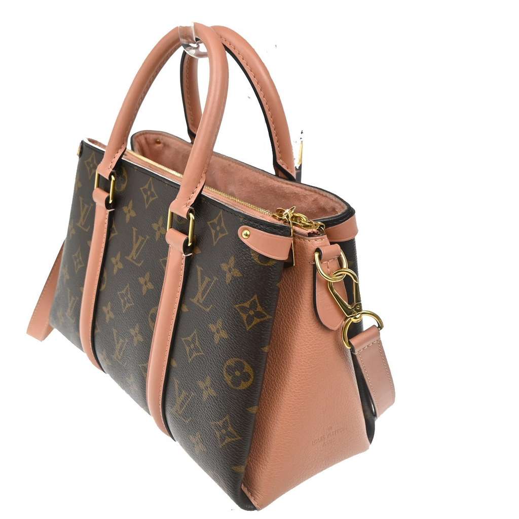 Louis Vuitton Soufflot Tote Pink Canvas Good condition - Model View