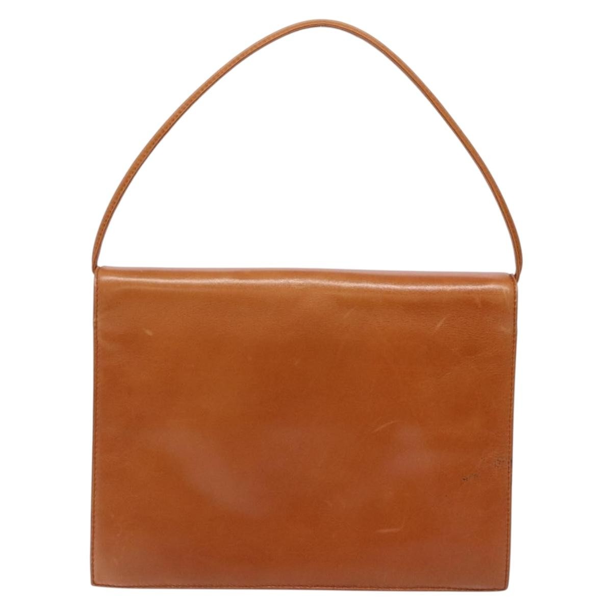 Loewe Anagram handbag Brown Leather Good condition - Back View